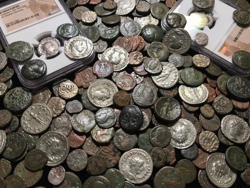 ✯ Ancient Coin Estate ✯ Roman Greek Byzantine✯ Bronze Silver Gold BC Money ✯-1