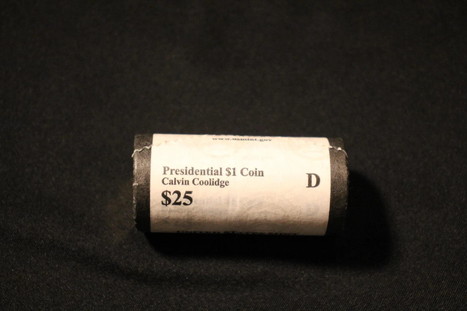 2014-D Calvin Coolidge Presidential $1 Coin Roll of $25 Unc US Mint BU-1