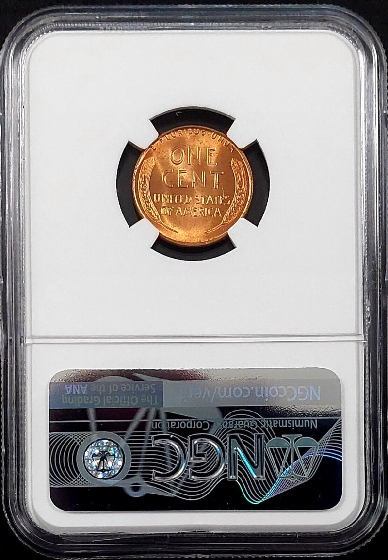 1952 D Lincoln Cent certified MS 66 RD by NGC!
