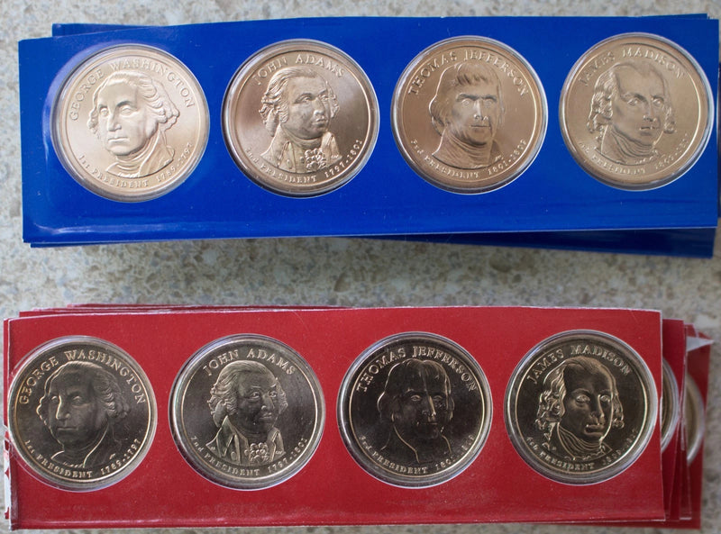 2007 4 presidentia coin set BU United States $1 Coins-1