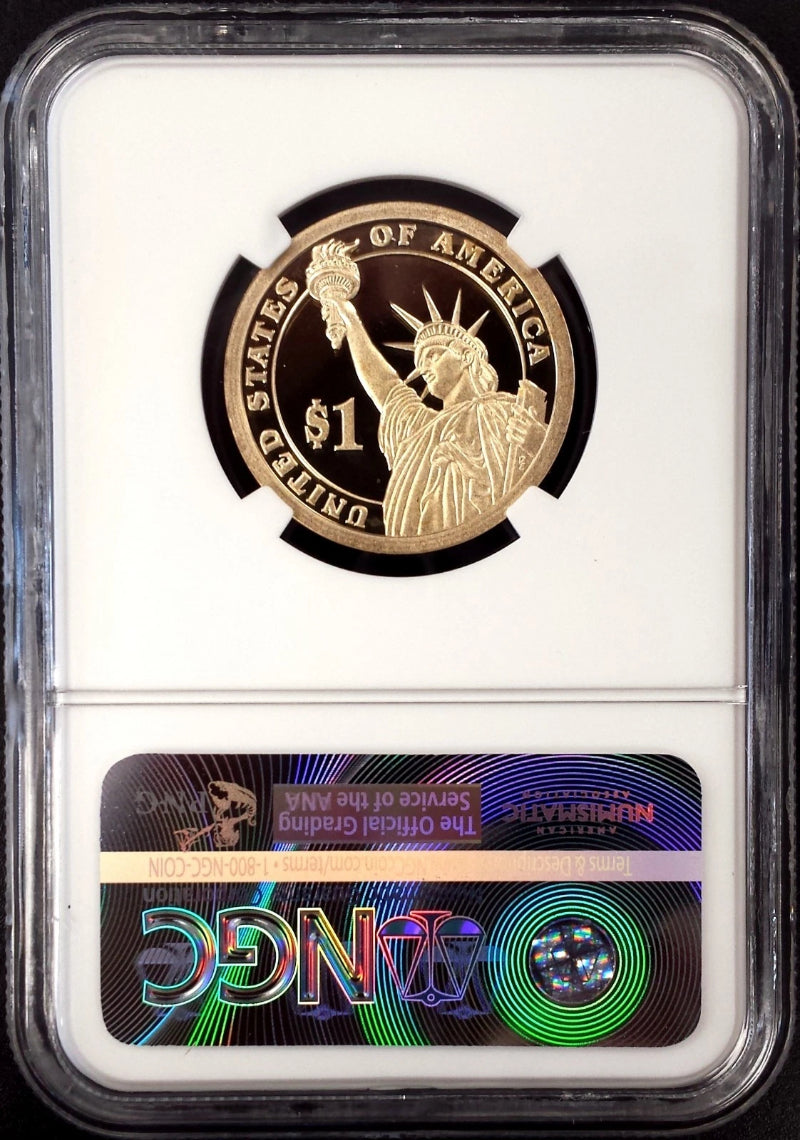 2016 S Proof Richard M. Nixon Dollar, NGC PF 69 Ultra Cameo, First Day of Issue!-1