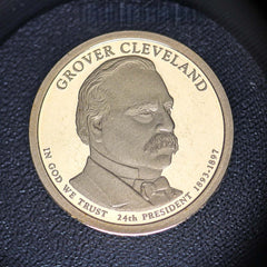 2012 S Proof Grover Cleveland Presidential Dollar Coin (Variety 2nd term)-1