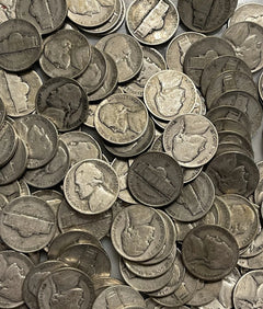 [Lot of 4 Coins] Silver War Nickels WWII 35% Silver - Choose # of Lots of 4!-1