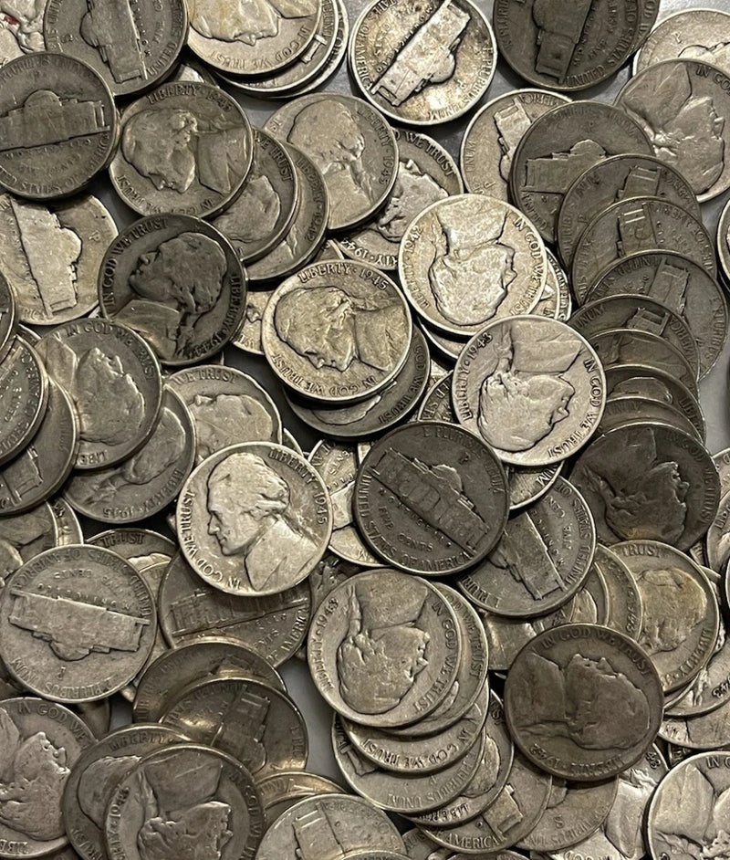 [Lot of 4 Coins] Silver War Nickels WWII 35% Silver - Choose # of Lots of 4!-1