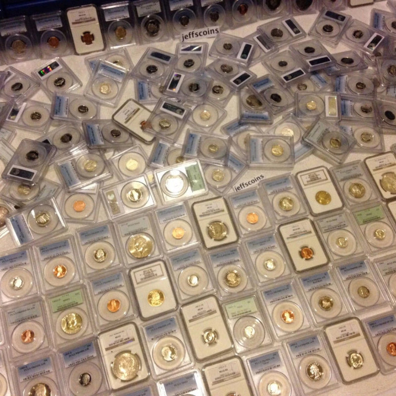 ✯ PCGS NGC GRADED US COIN ✯1 SLAB LOT✯ CLAD SILVER ✯ GRAB BAG 10+ YEARS OLD✯-1