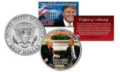 Donald Trump & Barack Obama HISTORIC MEETING Whitehouse Nov 10, 2016 JFK US Coin-1
