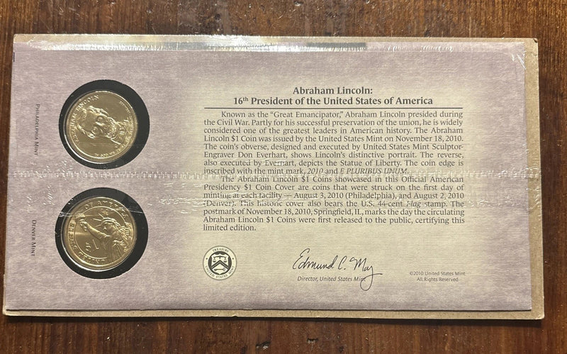 2010 P&D Abraham Lincoln Presidential Dollars-1