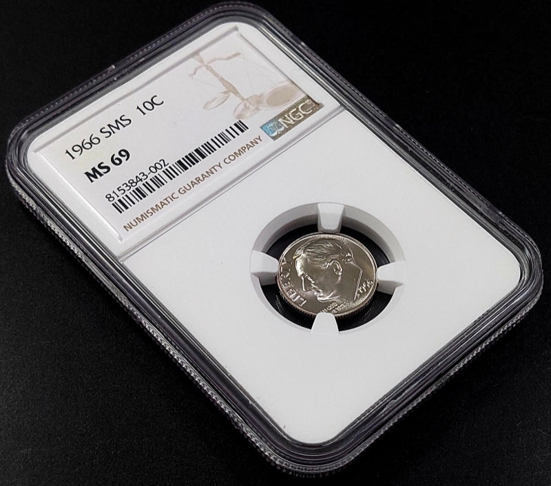 1966 SMS Kennedy Half Dollar certified MS 68 by NGC!