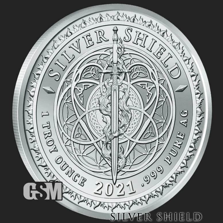 1 oz .999 Fine Silver Round in Capsule, Decorative Metal Art Piece, Exclusive Theme Edition, Engraved Detail Finish, Treasure Style Souvenir, Cabinet Display Accessory, Hobby Memorabilia Item-2