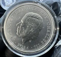 2024 Alderney 1 Pound Silver D-Day 80th Anniversary Coin 1 oz BU Capsule-1