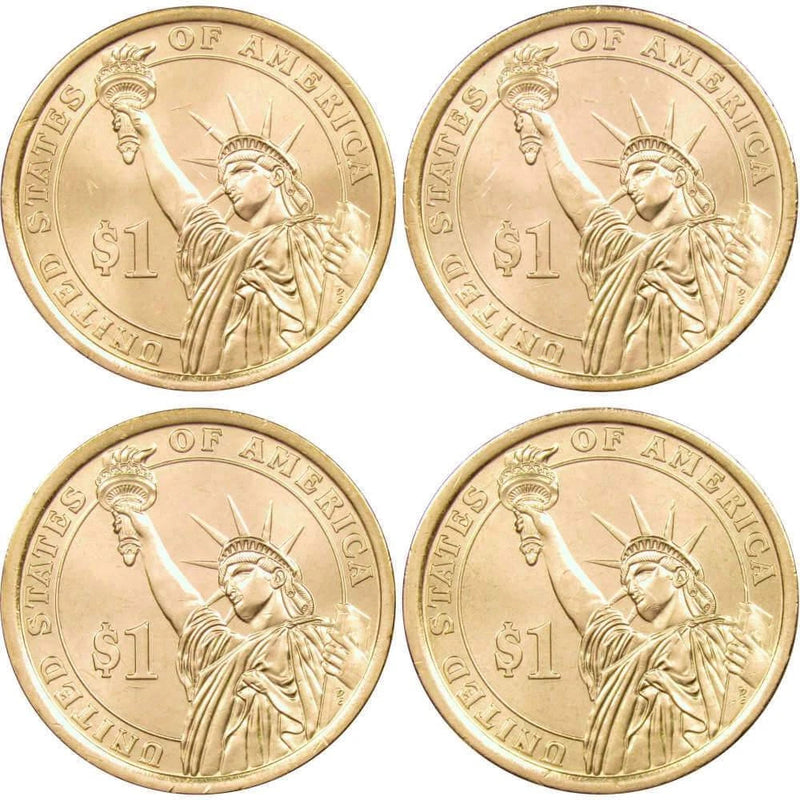 2014 P Presidential Dollar 4 Coin Set BU Uncirculated Mint State $1 Collectible-1