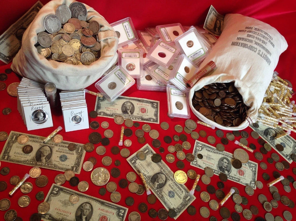 ✯ Estate Lot Sale ✯ Old US Coins ✯ Gold / Silver / Currency / Proof + BONUS ✯