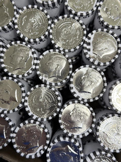 Rollo de medio dólar Kennedy 2024-D (20 monedas) Cond. = Mira las fotos - ¡ENVUELTO EN LA FEDERACIÓN DE EE. UU.!-1