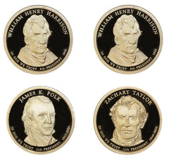 2009 -S Proof Presidential dollars - $1 Coin complete set of 4, Coins Only-1