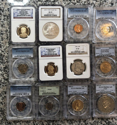 ✯ PCGS NGC GRADED US COIN ✯2 SLAB LOT✯ CLAD SILVER ✯ ESTATE 10+ YEARS+ ✯-5