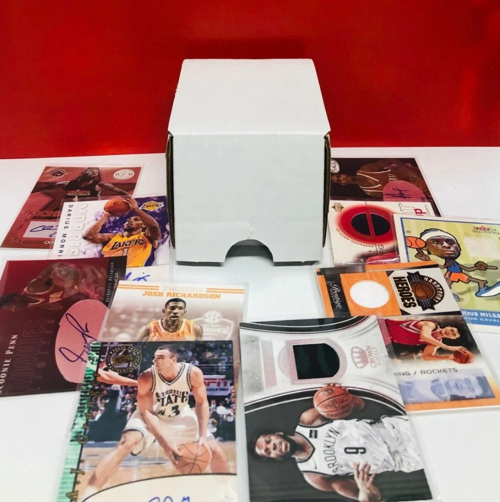 LOT OF NEW OLD BASKETBALL CARDS JERSEY AUTOGRAPH CARDS - ESTATE LIQUIDATION