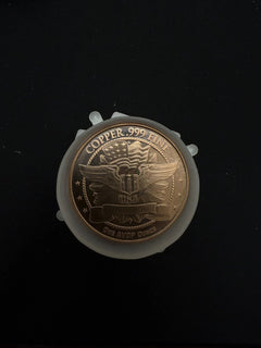 Tube Of 20-1 Oz Copper Round Trump Defender Of Rights-1