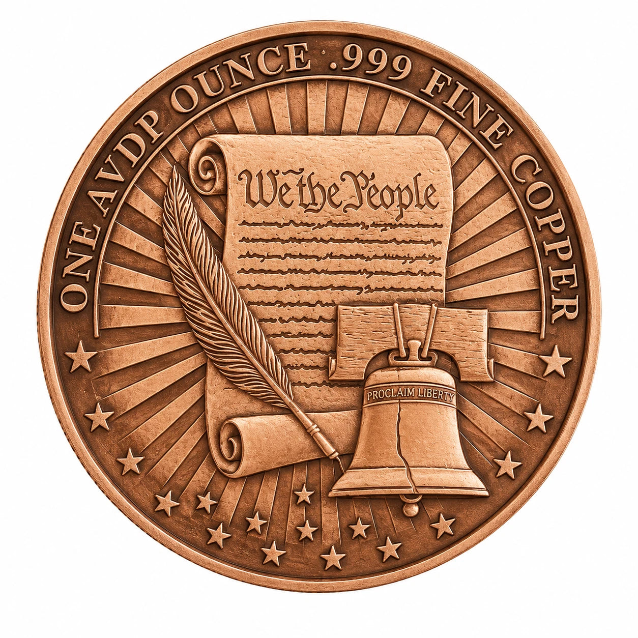 1 OZ .999 Pure Copper Collectible Round Coin with Protective Capsule, Anniversary Commemorative Metal Token, Vintage Style Souvenir, Hobby Collection, Display Piece, Collector Gift-2