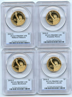 2010 S Presidential Dollar Set PCGS PR69DCAM-1