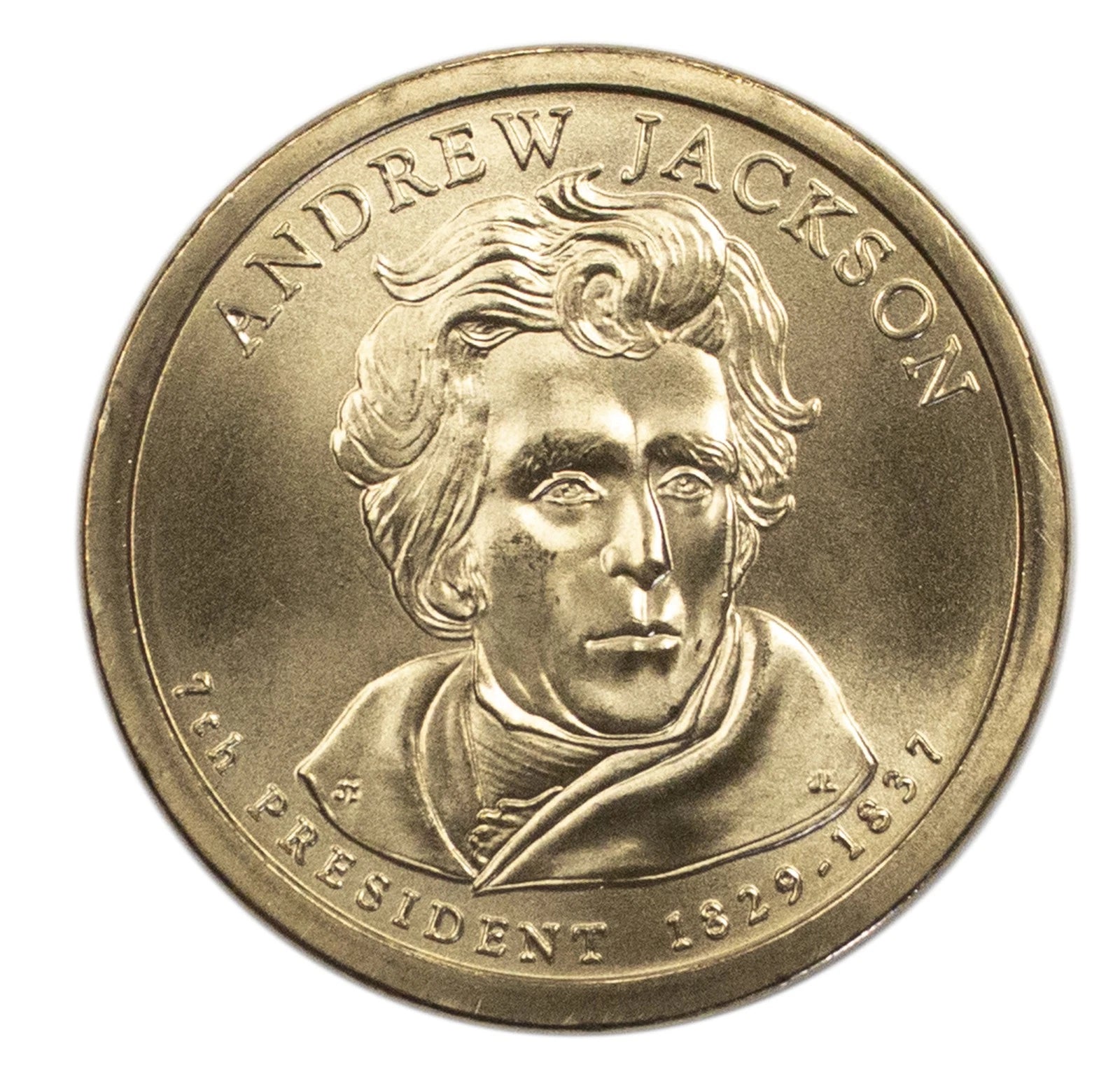 2008 -D Andrew Jackson Presidential Dollar Mint Roll BU 25 US Coin-1