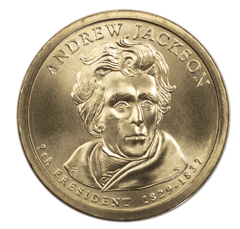 2008 -D Andrew Jackson Presidential Dollar Mint Roll BU 25 US Coin-1