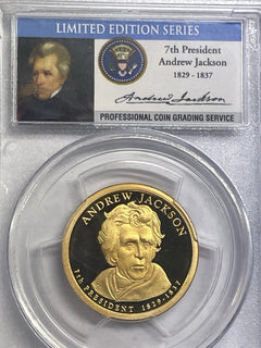 2008-S Andrew Jackson One Dollar PCGS- PR 69 D CAM.-1