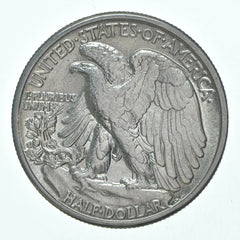 BU 1942 (P) Walking Liberty Half Dollar Sin circular 90% Plata-2