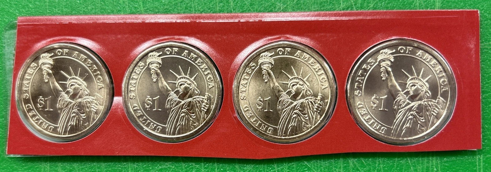 2008 D Presidential Dollar 4 Coin Set - Uncirculated Coins from Mint Set