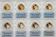 2012 - 2013 S Presidential $1 PCGS 70 Proof 8 Coin Dollar Set incl T Roosevelt-1