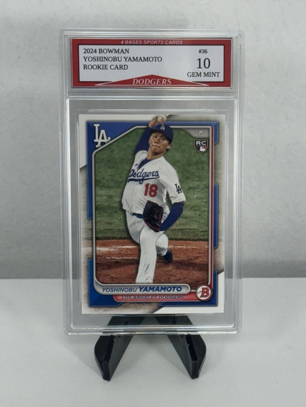 2024 Bowman Yoshinobu Yamamoto L.A. Dodgers Rookie Card #36 Gem Mint 10!-1