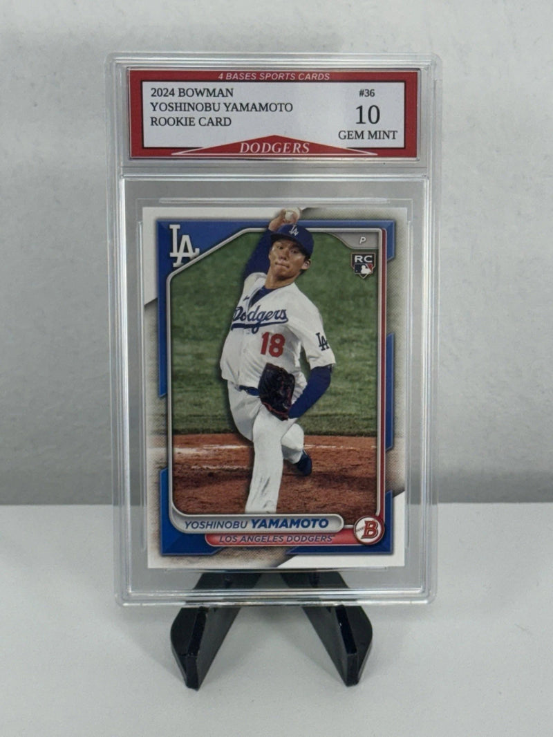 2024 Bowman Yoshinobu Yamamoto L.A. Dodgers Rookie Card #36 Gem Mint 10!-1