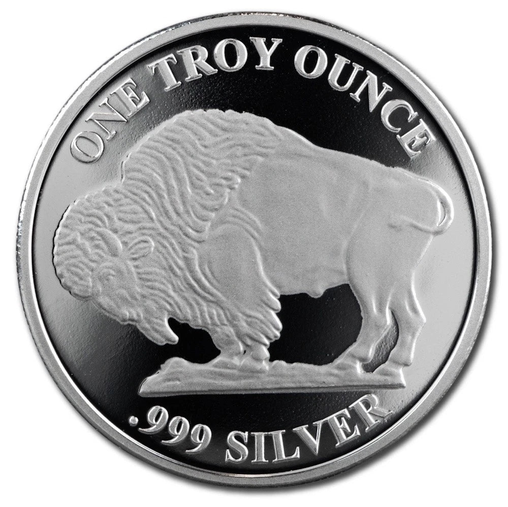 1 OZ .999 Fine Silver Bullion Style Round Coin with Protective Capsule, Collectible Silver Coin, Premium Commemorative Metal Keepsake, Hobby Collection, Display Piece, Coin Collector Gift, Vintage Souvenir-1