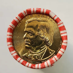 011 Andrew Johnson US Presidential Dollar Coin Sealed Roll $25-1