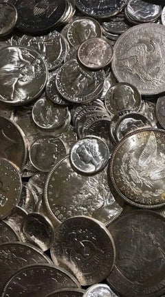 ✯90% SILVER US COINS LOT✯ UNC OLD SALE LOT BU ✯ ESTATE Pre 1964 BULLION BAR 2+✯-1