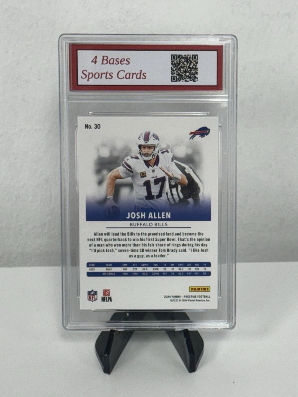 ¡Set de 2 tarjetas del equipo Buffalo Bills de Josh Allen y James Cook de Panini Prestige 2024!