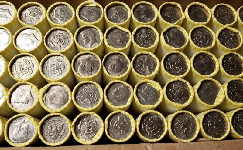 1 Roll of Unsearched JFK Kennedy Half Dollars- 20 Coins - Fed Facility Rolled-1