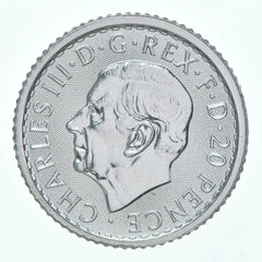 2026 Gran Bretaña 20 peniques Plata Britannia 1/10 oz Plata-2