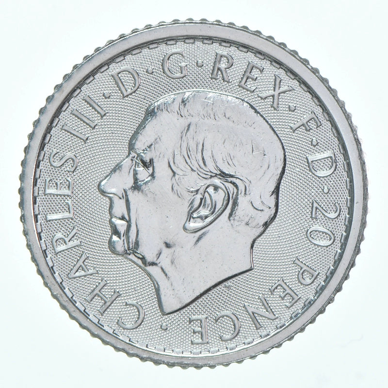 2026 Gran Bretaña 20 peniques Plata Britannia 1/10 oz Plata-2