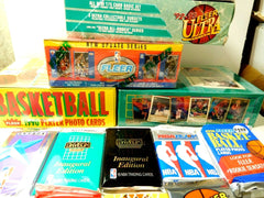 100 Vintage Basketball Cards LOT in Unopened Packs JORDAN HOF Stars Free Ship-1