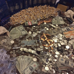 ✯ Gold and Silver Estate Lot Sale ✯ Old U.S. Coins Bullion ✯ .999 Silver Bar ✯-1
