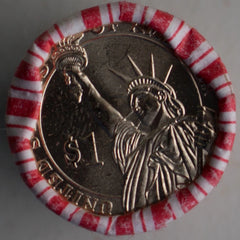 2011 P Ulysses S. Grant Uncirculated One Dollar 25 Golden Coin Roll $1-1