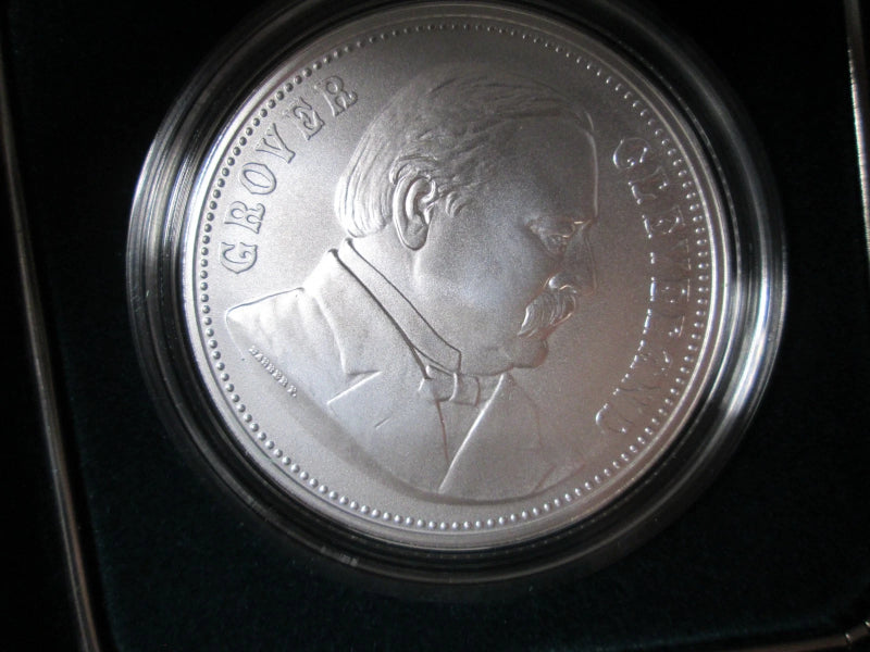 US Mint Presidential .999 Fine Silver 1oz. Medal Coin _ Grover Cleveland