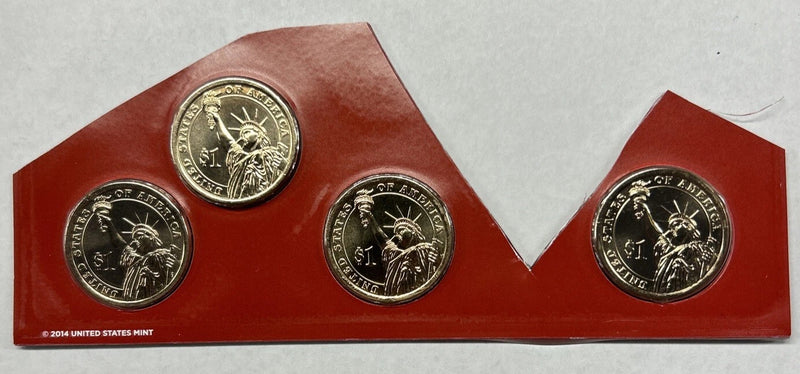 2015 D PRESIDENTIAL DOLLAR SET FROM MINT SET - 4 Coin Set-1