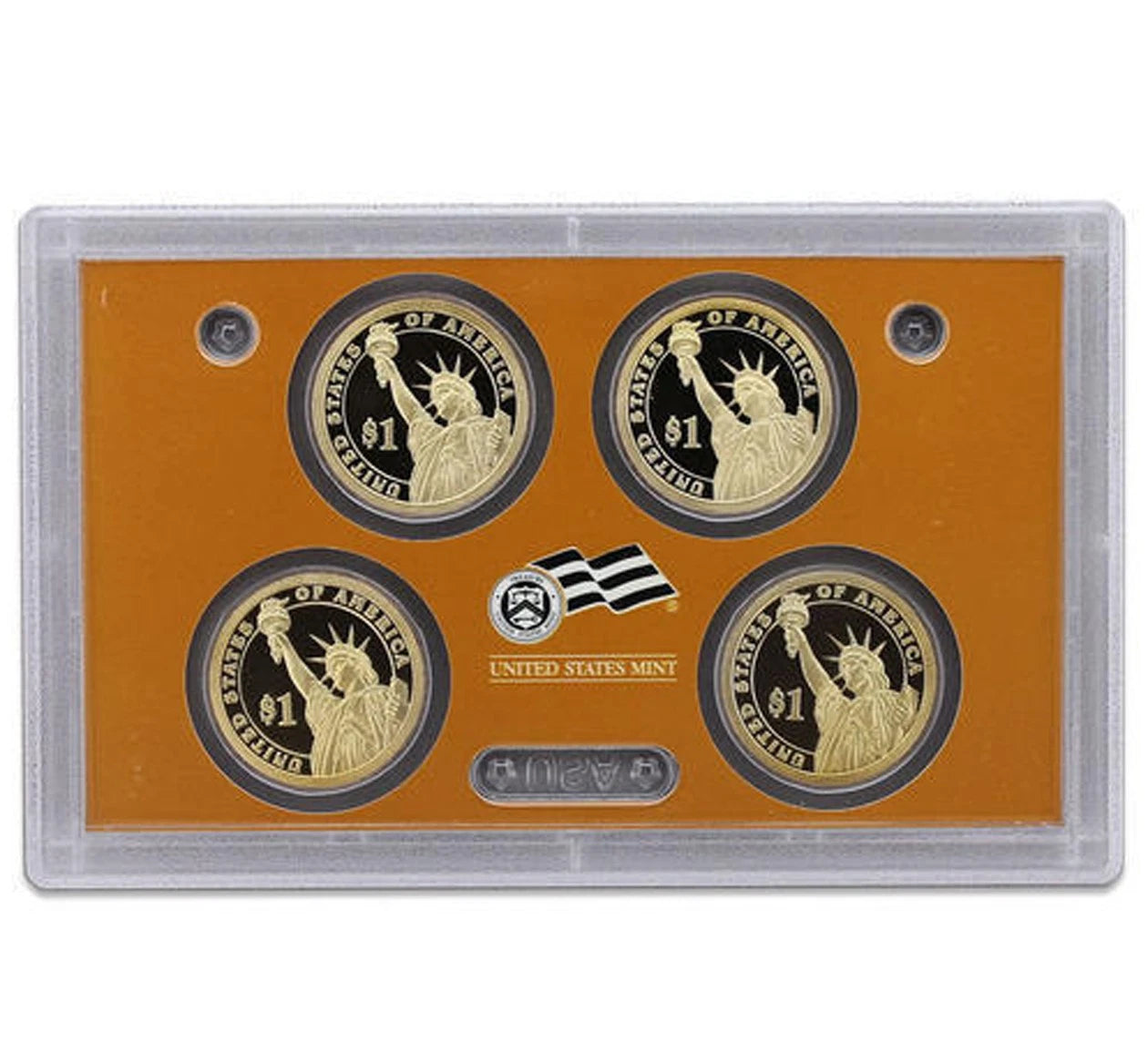 2007 Presidential Dollar US Mint Proof Set (OGP) 4 coins-1