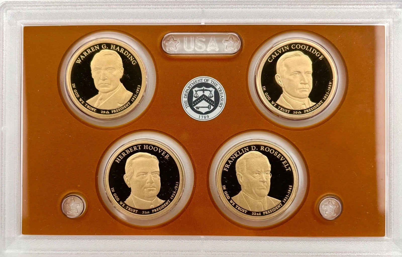 2007-2016 Presidential Dollar 39 Coin S Proof Set wOriginal Mint Lenses (No COA)-1
