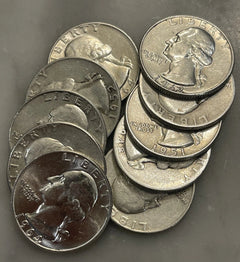 [Lot of 10] - Washington Quarter - 90% Silver Choose How Many Lots of 10!-1