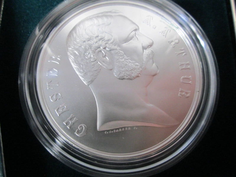 US Mint Presidential .999 Fine Silver 1oz. Medal Coin _ Chester A. Arthur-1