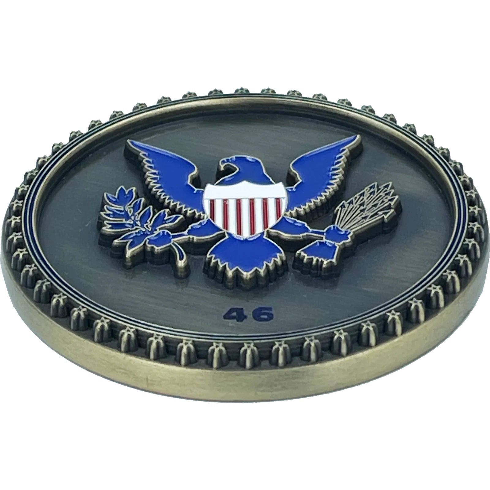 BL12-001 Presidential Task Force Joe Biden 46 Challenge Coin-1