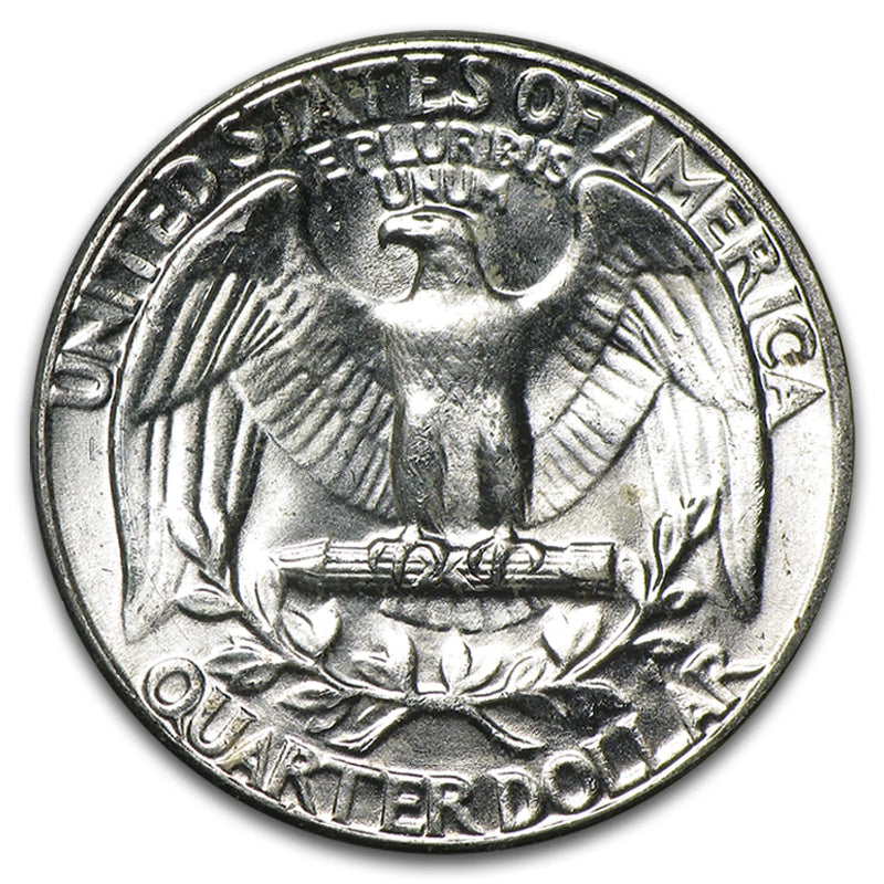 90% Silver Washington Quarters 40-Coin Roll BU-1