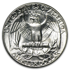 90% Silver Washington Quarters 40-Coin Roll BU-1